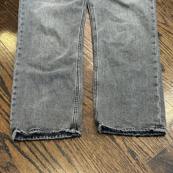 Abercrombie & Fitch Black- Dark Gray Denim Jeans Size 28 - Picture 4 of 6
